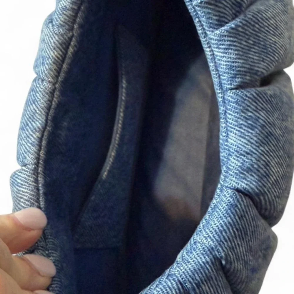 JW PEI Gabbi Ruched‎ Denim Hobo Bag